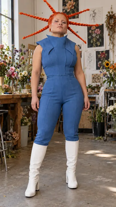 Portrait de Zélie, scénographe florale, personnage de Tout pour la villa.