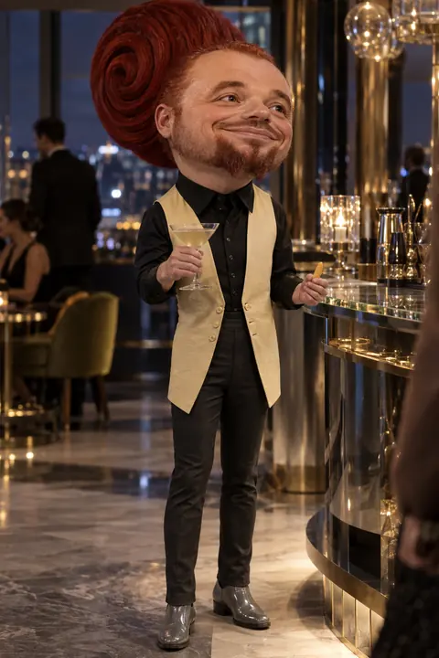 Portrait de Kamel, barman, personnage de Tout pour la villa.
